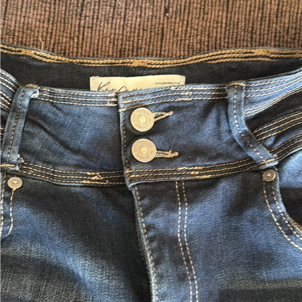 KanCan High Rise Dark Blue Jeans